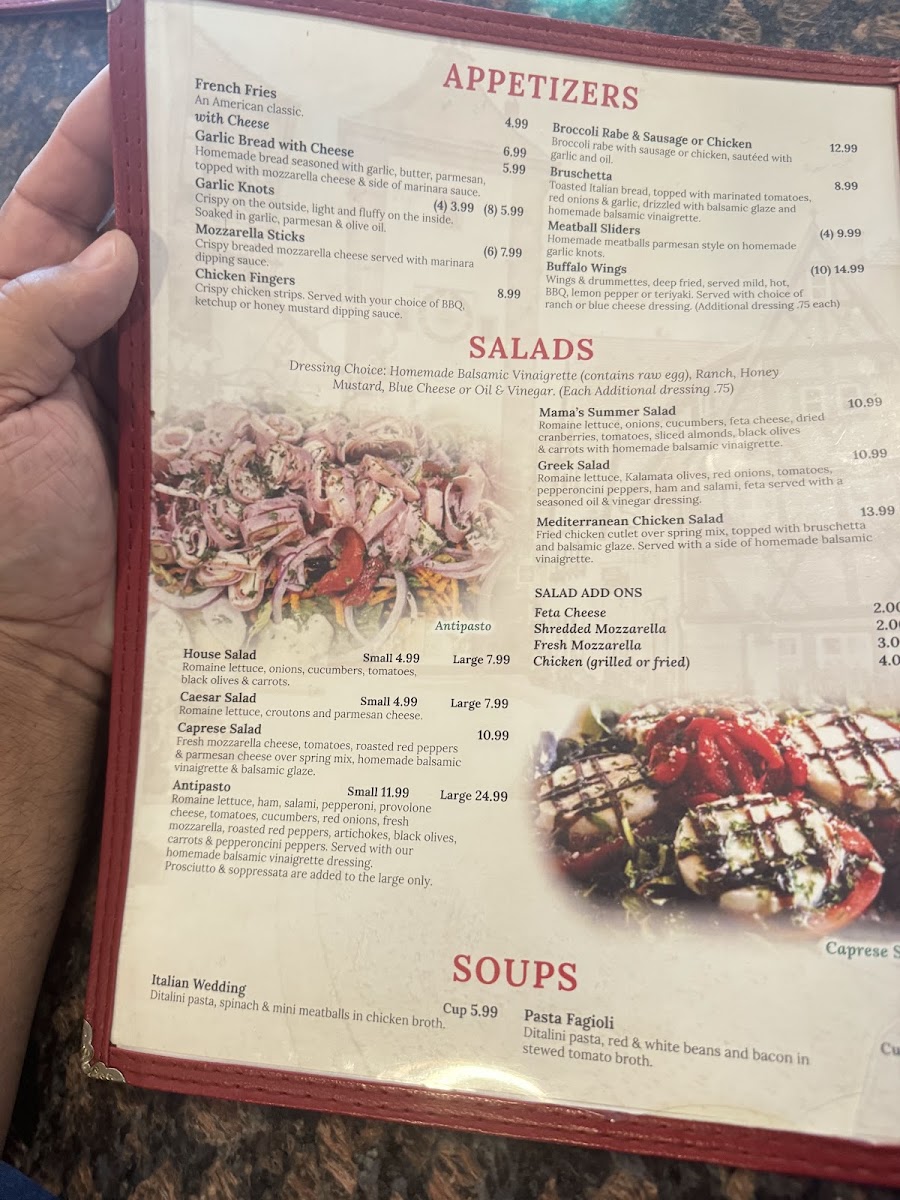 Mezzaluna Pizzeria At Town Center Menu-1