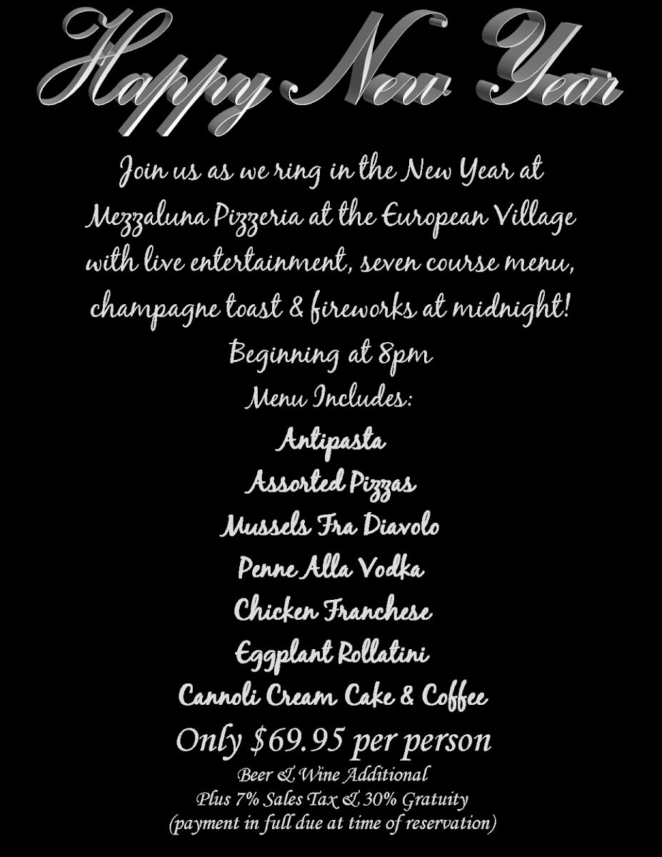 Mezzaluna Pizzeria At Town Center Menu-6